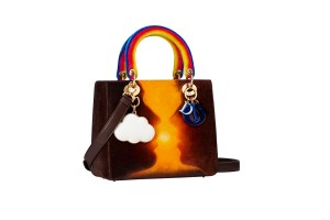 A Dior Lady Art Second Edition bag by Friedrich Kunath.