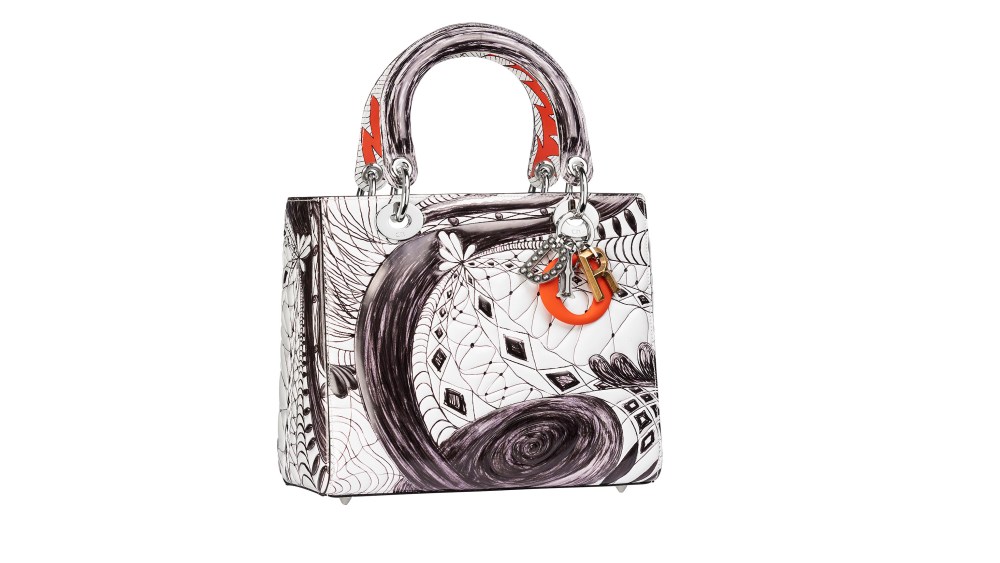 A Dior Lady Art Second Edition bag by Jack Pierson.