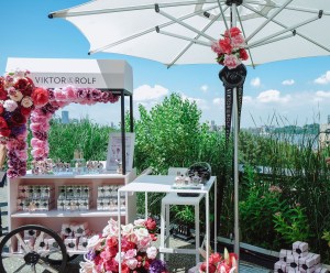 Viktor & Rolf's Flowerbomb pop-up shop at the High Line.