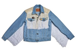 Levi's Type III Trucker jacket customized by Lorenal Saravia