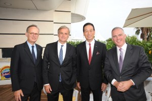 Louis Desazars, Marc Rey, Masahiko Uotani and Philippe Lesne
