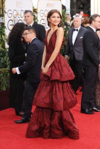 Zendaya73rd Annual Golden Globe Awards, Arrivals, Los Angeles, America - 10 Jan 2016WEARING MARCHESA
