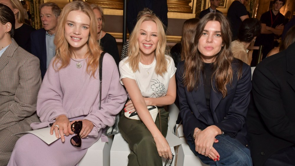 Natalia Vodianova, Kylie Minogue and Charlotte Casiraghi