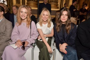 Natalia Vodianova, Kylie Minogue and Charlotte Casiraghi