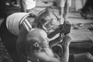 Maya and Picasso. “Le mystère Pi- casso”, Nice (Studios de la Victorine)1955