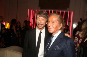 Pier Paolo Piccioli and Valantino Garavani