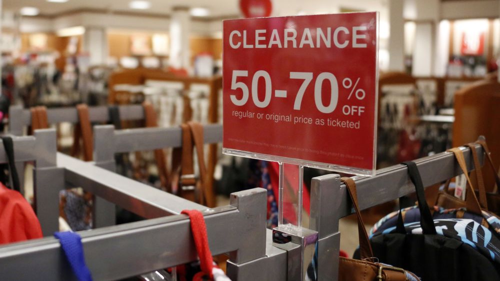 J.C. Penney cut prices to clear slow-moving goods in the third quarter.