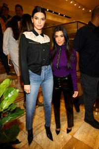 Kendall Jenner and Kourtney KardashianWhat Goes Around Comes Around 1 Year Anniversary Celebration, Los Angeles, USA - 11 Oct 2017