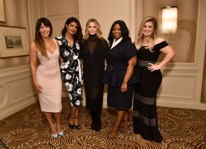Patty Jenkins, Priyanka Chopra, Michelle Pfeiffer, Octavia Spencer and Kelly ClarksonVariety's Power of Women Presented by Lifetime, Inside, Los Angeles, USA - 13 Oct 2017