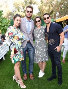 Cara Santana, Justin Hartley, Sophia Bush, Wilmer ValderramaVeuve Cliquot Polo Classic, Inside, Los Angeles, USA - 14 Oct 2017