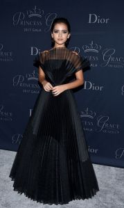 Isabela MonerPrincess Grace Awards Gala, Arrivals, Los Angeles, USA - 25 Oct 2017WEARING JOHN PAUL ATAKER SAME OUTFIT AS CATWALK MODEL *9050766bt