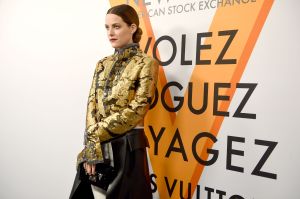 Riley KeoughLouis Vuitton 'Volez, Voguez, Voyagez' exhibition opening, Arrivals, New York, USA - 26 Oct 2017