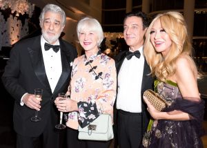 Placido Domingo, Helen Mirren, Frederic Golchan, Elizabeth SegerstromSouth Coast Plaza 50th Anniversary Concert and Dinner Gala, Costa Mesa, USA - 30 Oct 2017