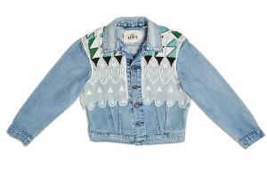 Levi's Type III Trucker jacket customized by Romee Strijd