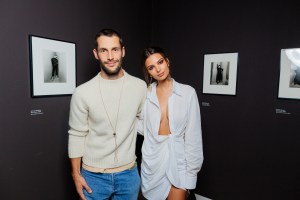 Simon Porte Jacquemus and Emily Ratajkowski