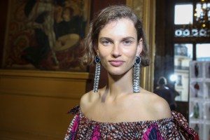 Backstage at Stella McCartney RTW Spring 2018
