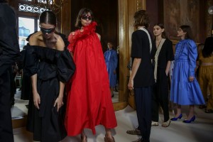 Backstage at Stella McCartney RTW Spring 2018