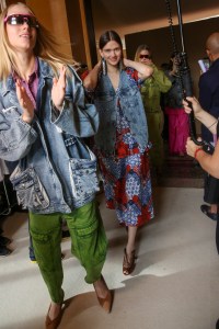 Backstage at Stella McCartney RTW Spring 2018