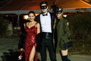 The scene at the You Are So Lucky Halloween party.
