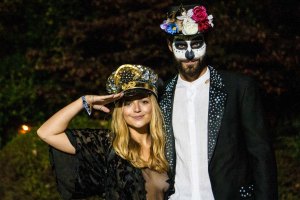 The scene at the You Are So Lucky Halloween party.