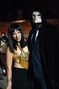 The scene at the You Are So Lucky Halloween party.