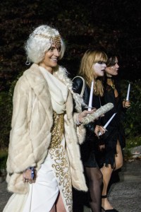 The scene at the You Are So Lucky Halloween party.