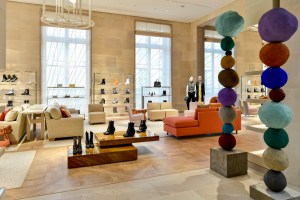 The women's department in the LV flagship on Place Vendôme