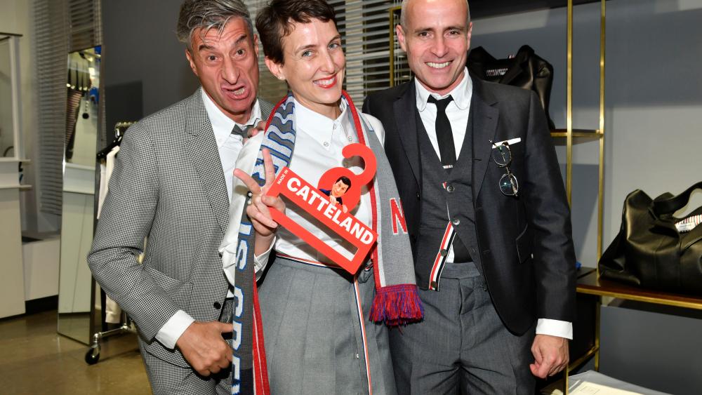 Thom Browne and Maurizio Cattelan Celebrate Collaboration at Colette