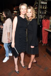 Cynthia Nixon, Kyra SedgwickThrough Her Lens: The Tribeca Chanel Women's Filmmaker Program Luncheon, Inside, New York, USA - 17 Oct 2017