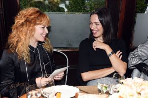Natasha Lyonne, Rebecca HallThrough Her Lens: The Tribeca Chanel Women's Filmmaker Program Luncheon, Inside, New York, USA - 17 Oct 2017