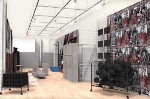 The VLTN pop-up in New York.