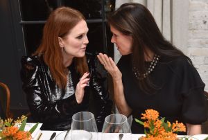 Julianne Moore and Julie Taymor