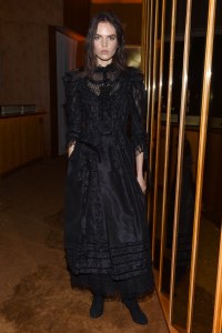 Lily StewartV Magazine dinner in honor of Karl Lagerfeld, New York, USA - 23 Oct 2017