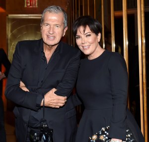 Mario Testino, Kris JennerV Magazine dinner in honor of Karl Lagerfeld, New York, USA - 23 Oct 2017