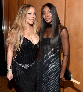 Mariah Carey, Naomi CampbellV Magazine dinner in honor of Karl Lagerfeld, New York, USA - 23 Oct 2017