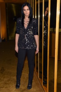 Leigh LezarkV Magazine dinner in honor of Karl Lagerfeld, New York, USA - 23 Oct 2017