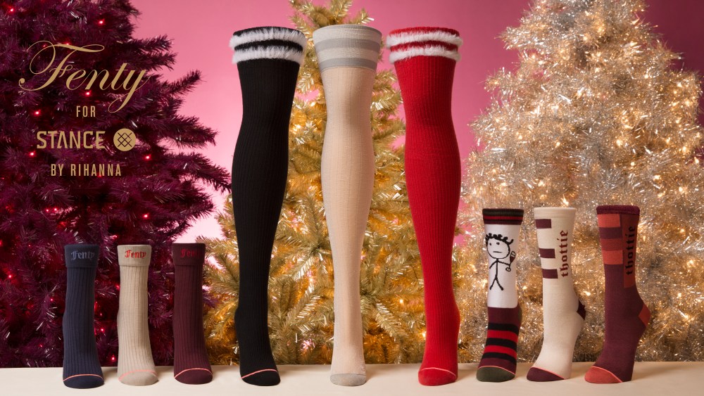 Rihanna x Stance: ‘Thottie or Nice’ Holiday Sock Collection