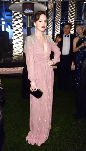 LOS ANGELES, CA - NOVEMBER 04:  Actor Dakota Johnson attends the 2017 LACMA Art + Film Gala Honoring Mark Bradford and George Lucas presented by Gucci at LACMA on November 4, 2017 in Los Angeles, California.  (Photo by Stefanie Keenan/Getty Images for LACMA) *** Local Caption *** Dakota Johnson