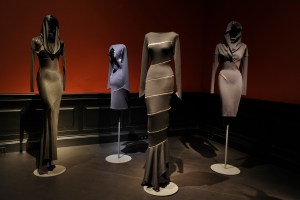 A display at the Alaia retrospective in Paris in 2013.