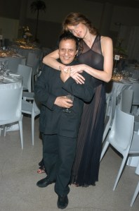 Azzedine Alaia and Stephanie Seymour attend An evening in honor of Azzedine Alaia at the Guggenheim in New York City.