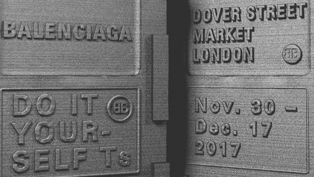 An animation for the Balenciaga copyshop at Dover Street Market in London.