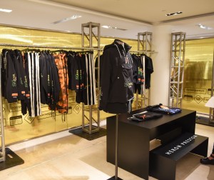 The Heron Preston  space at "The Drop."