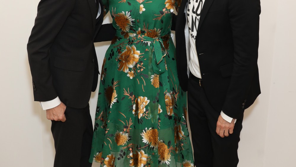 Dean Caten, Princess Eugenie of York and Dan Caten