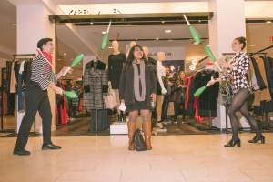The circus came to Bloomingdale's.