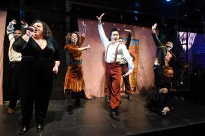 Keala Settle performing.