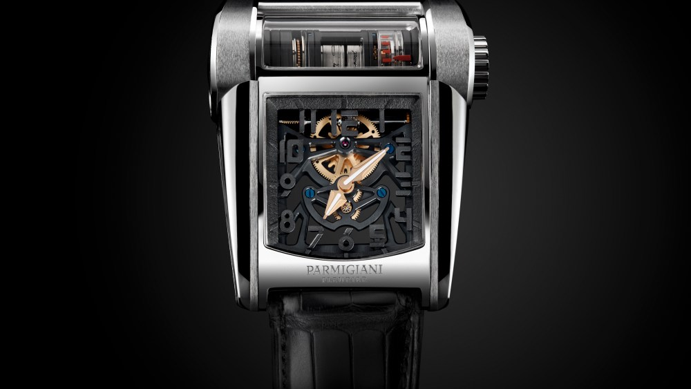 The Parmigiani Fleurier Bugatti Type 390 watch.