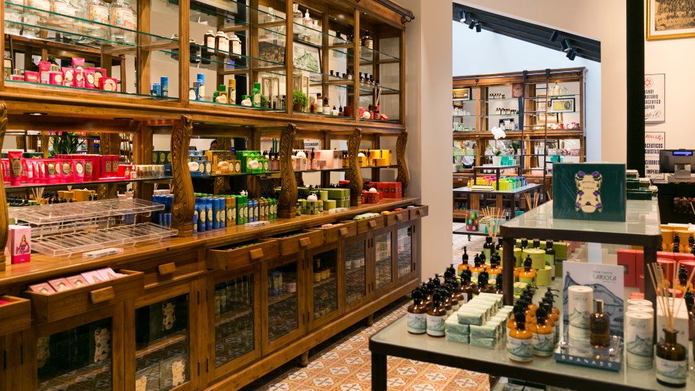 Inside Granado's Paris boutique.