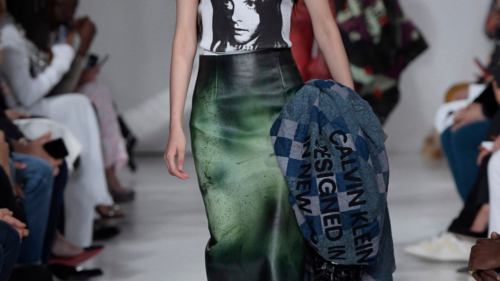 Calvin Klein began its partnership with Andy Warhol with the spring 2018 205W39NYC collection.