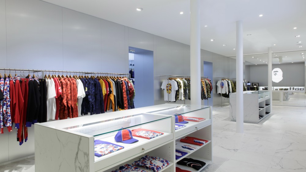 A Bathing Ape store in Paris