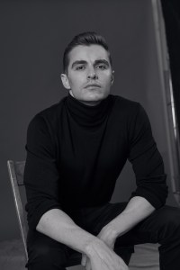 Officine Generale’s wool turtleneck and Levi’s Made & Crafted’s cotton denim jeans.